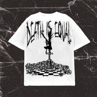 DEATH IS EQUAL TEE IN CEMENT
